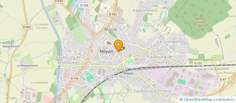 localisation de l'entreprise CARQUILLAT SARL à NOYON