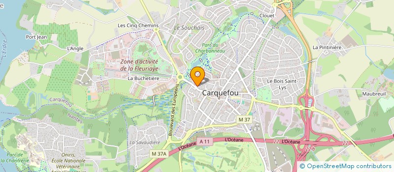 localisation de l'entreprise CARQUOUISTRE  CARQUEFOU