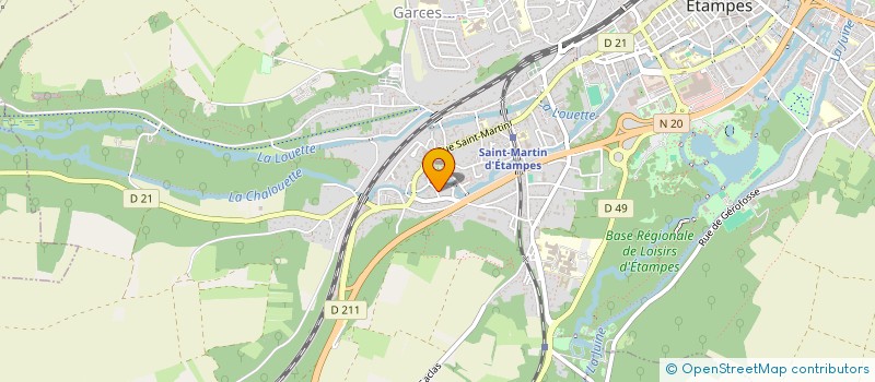 localisation de l'entreprise CARR SOL à ETAMPES