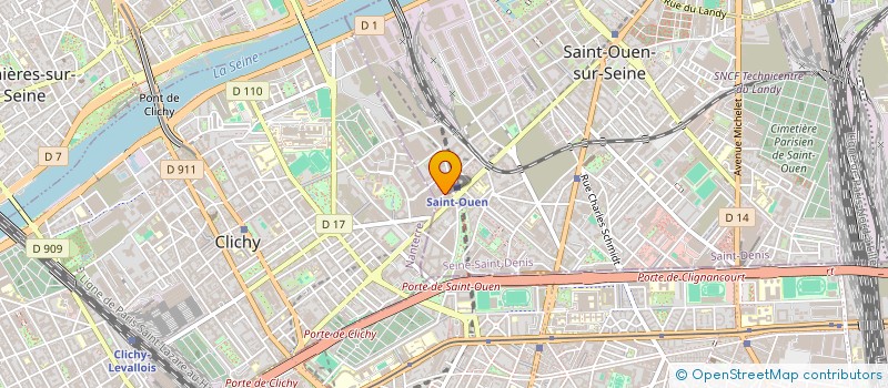localisation de l'entreprise CARRA-CORDOBA à SAINT-OUEN-SUR-SEINE