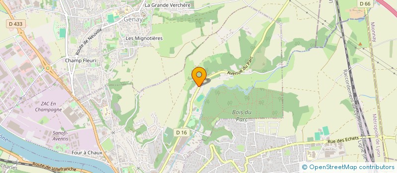 localisation de l'entreprise CARRAE  NEUVILLE-SUR-SAONE