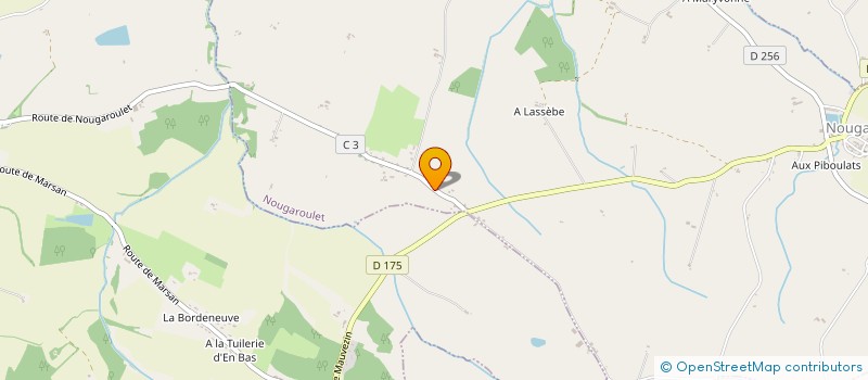 localisation de l'entreprise CARRALASSE  NOUGAROULET