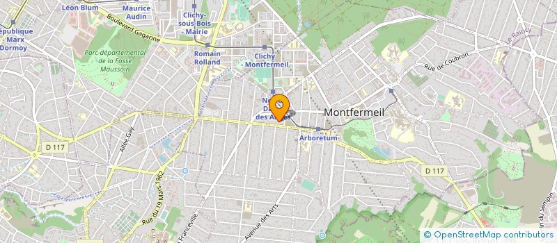 localisation de l'entreprise CARRARA à MONTFERMEIL