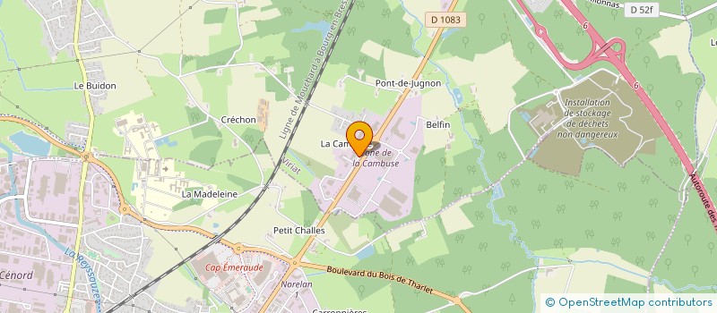 localisation de l'entreprise CARRARA  VIRIAT