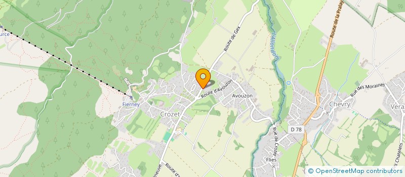 localisation de l'entreprise CARRARA à CROZET