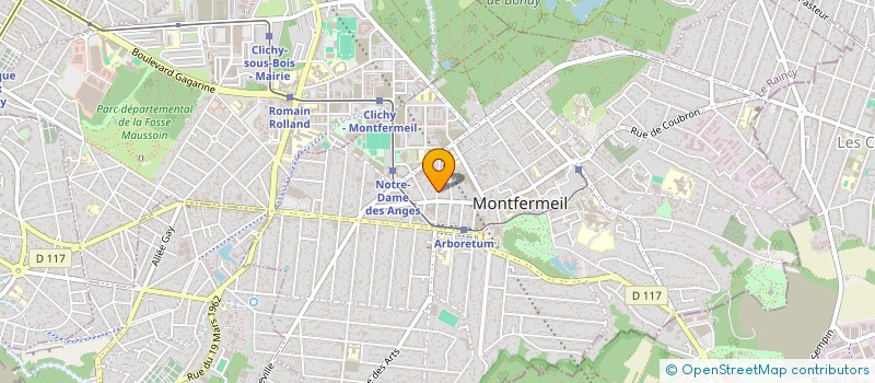 localisation de l'entreprise CARRARA PATRIMOINE  MONTFERMEIL