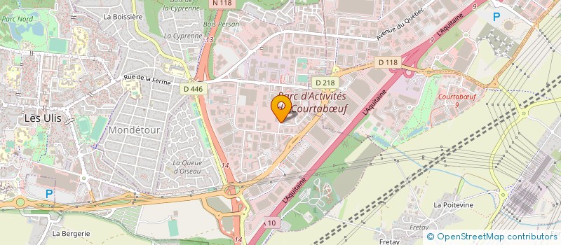 localisation de l'entreprise CARRARE COMMUNICATION à LES ULIS