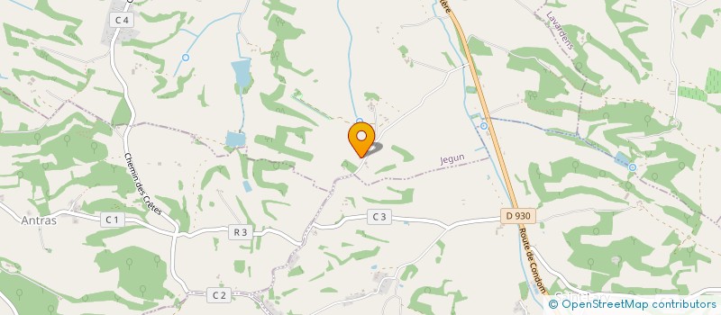 localisation de l'entreprise CARRARO CONCEPTION  JEGUN