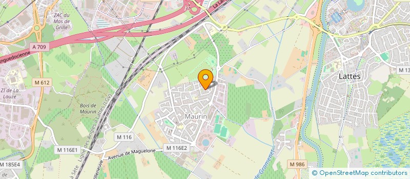 localisation de l'entreprise CARRASOU  LATTES