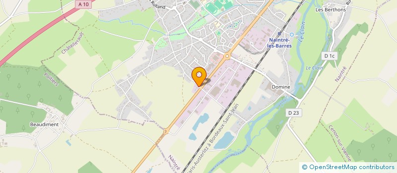 localisation de l'entreprise CARRASSET  NAINTRE