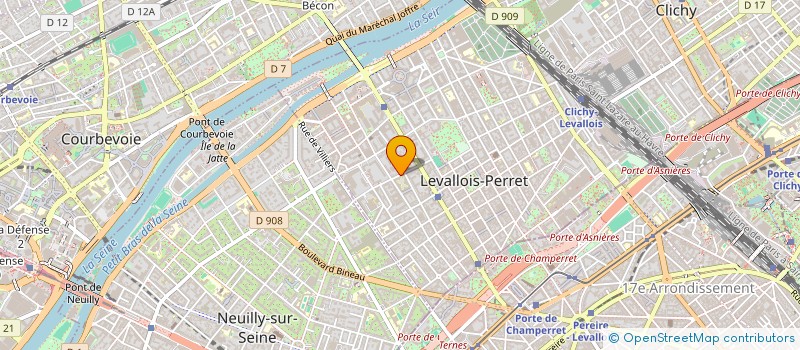 localisation de l'entreprise CARRAT à LEVALLOIS-PERRET