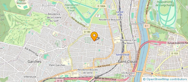 localisation de l'entreprise CARRAT CONSEIL à SAINT-CLOUD