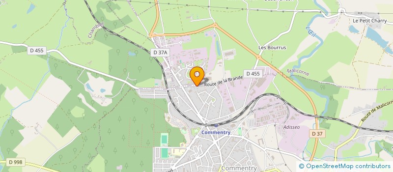 localisation de l'entreprise CARRAT IMMO  COMMENTRY