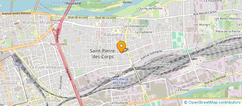 localisation de l'entreprise CARRAT SARL à SAINT-PIERRE-DES-CORPS