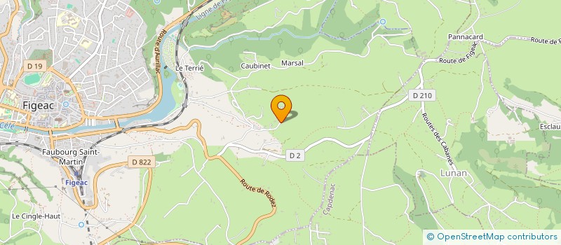 localisation de l'entreprise CARRAYROU JEREMIE  FIGEAC