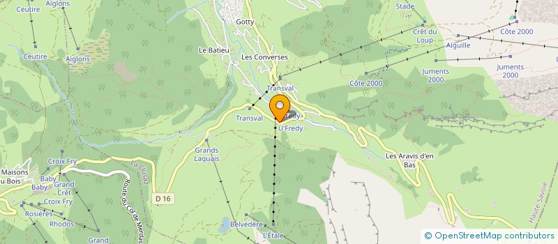 localisation de l'entreprise CARRAZ SERVICES à LA CLUSAZ