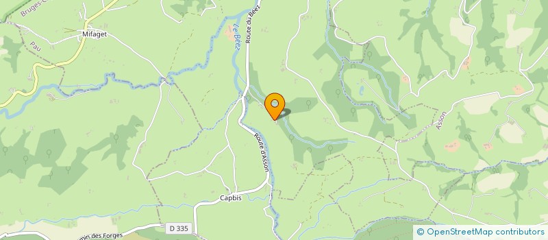 localisation de l'entreprise CARRAZE ET FILS  BRUGES-CAPBIS-MIFAGET