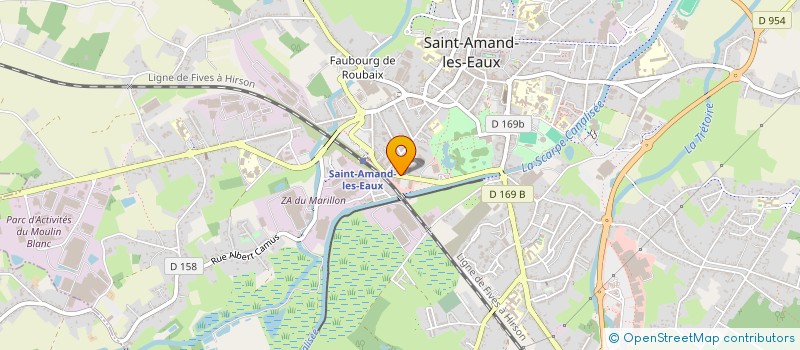 localisation de l'entreprise CARRE 2 QUINCAILLE  SAINT-AMAND-LES-EAUX