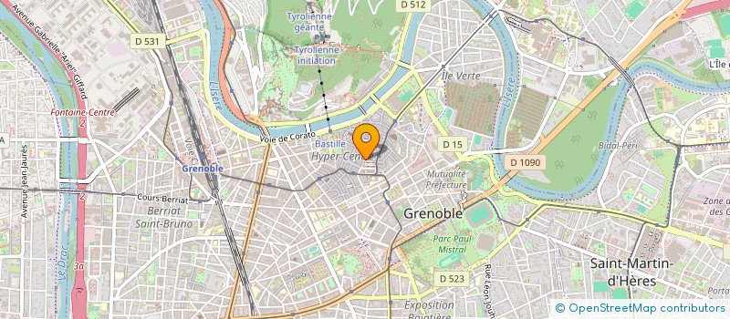 localisation de l'entreprise CARRE 38  GRENOBLE