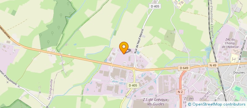 localisation de l'entreprise CARRE à FEIGNIES
