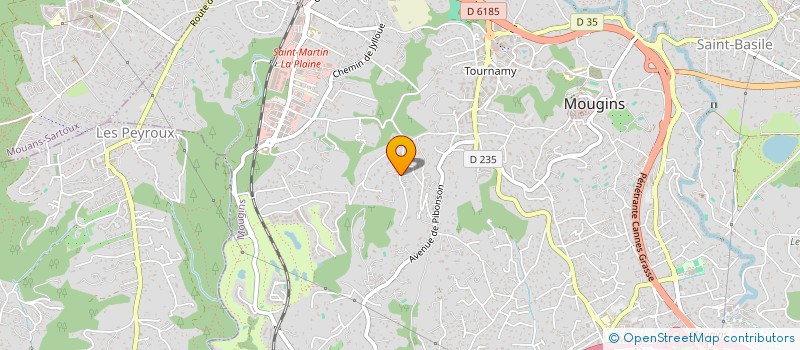 localisation de l'entreprise CARRE à MOUGINS