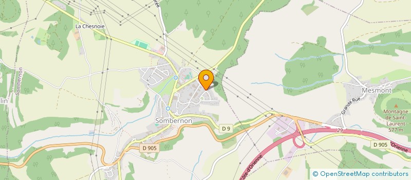 localisation de l'entreprise CARRE  VERREY-SOUS-SALMAISE