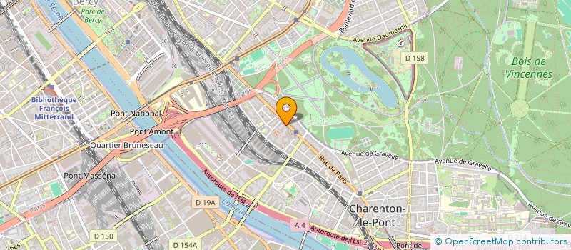 localisation de l'entreprise CARRE  CHARENTON-LE-PONT