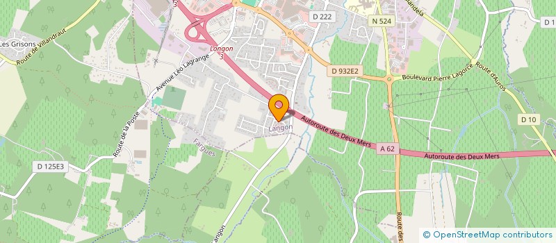 localisation de l'entreprise CARRE  LANGON