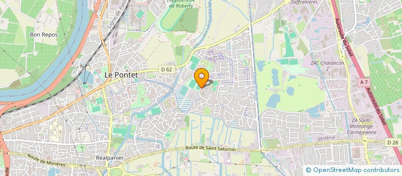 localisation de l'entreprise CARRE AP  LE PONTET