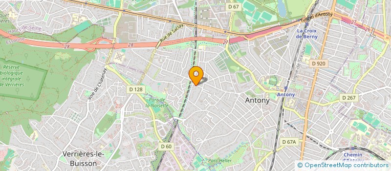 localisation de l'entreprise CARRE-APOYAN à ANTONY