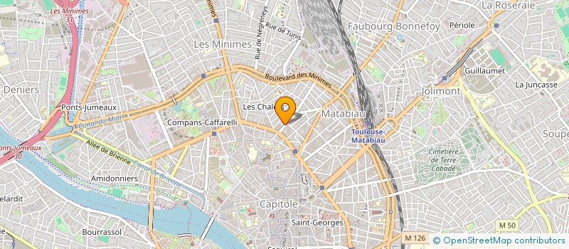 localisation de l'entreprise CARRE BALZAC à TOULOUSE