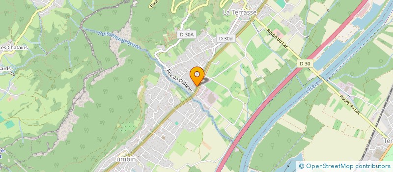 localisation de l'entreprise CARRE BERJUGANT  LA TERRASSE