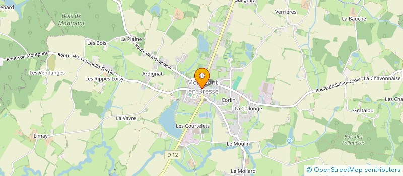 localisation de l'entreprise CARRE BLANC à ROMENAY