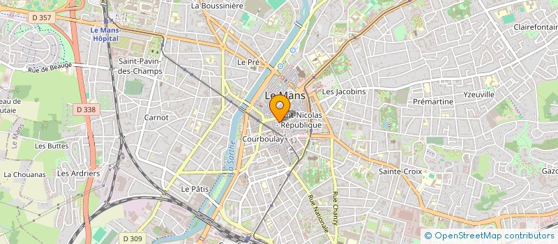 localisation de l'entreprise CARRE BLANC à LE MANS