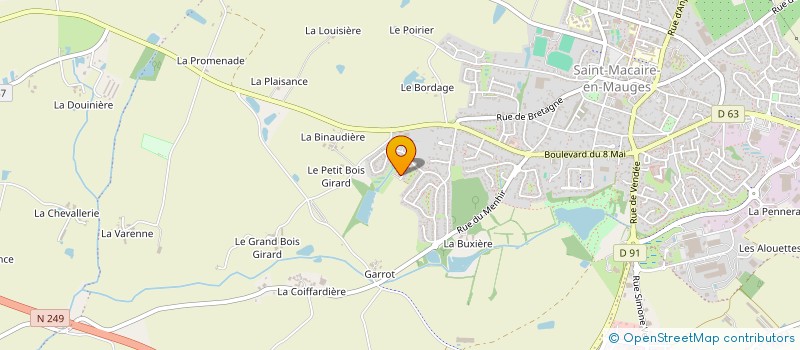 localisation de l'entreprise CARRE BLANC à SEVREMOINE