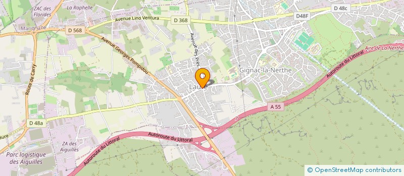 localisation de l'entreprise CARRE BOULE à GIGNAC-LA-NERTHE