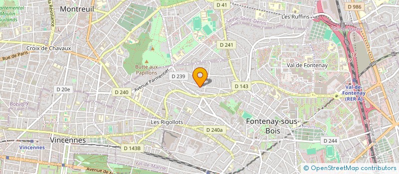 localisation de l'entreprise CARRE CARS à FONTENAY-SOUS-BOIS