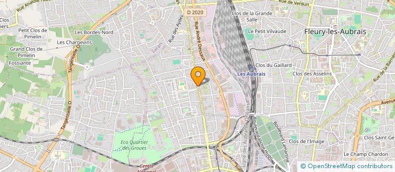 localisation de l'entreprise CARRE COIFF à ORLEANS