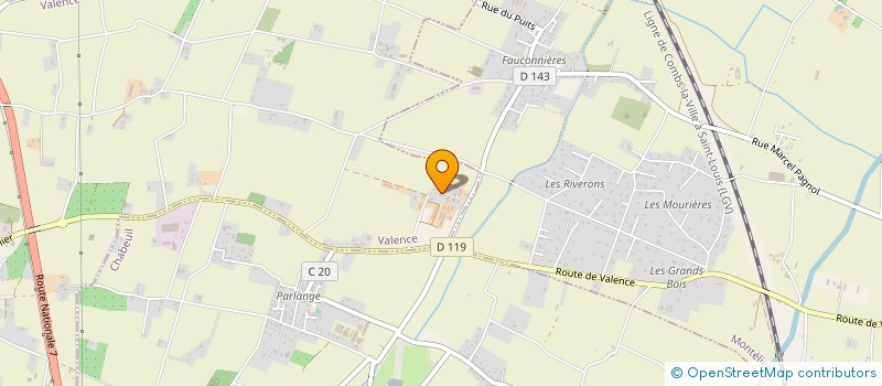 localisation de l'entreprise CARRE CONCEPT  VALENCE