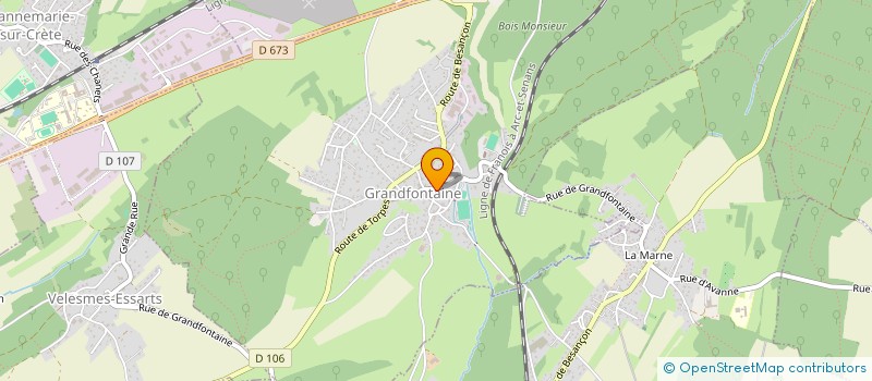 localisation de l'entreprise CARRE CONSTRUCTION 25  PARIS