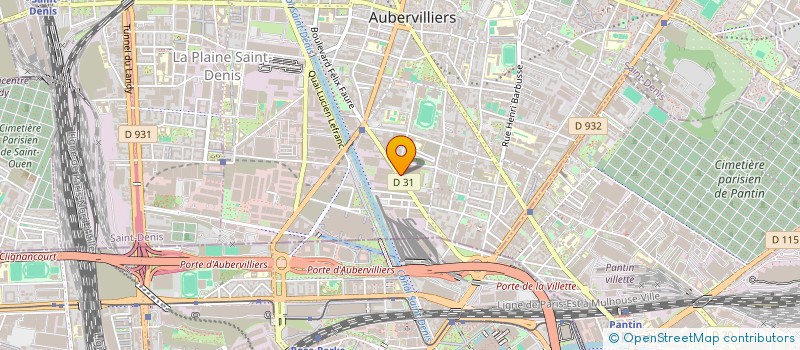 localisation de l'entreprise CARRE CONSTRUCTION à AUBERVILLIERS