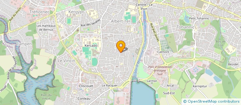 localisation de l'entreprise CARRE CONSTRUCTIONS à VANNES