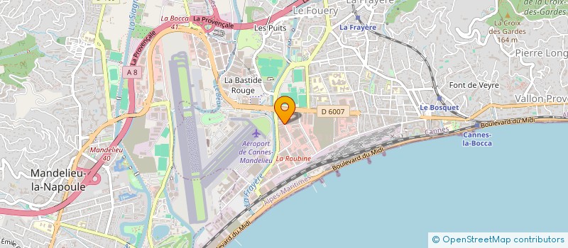 localisation de l'entreprise CARRE CROISETTE à CANNES