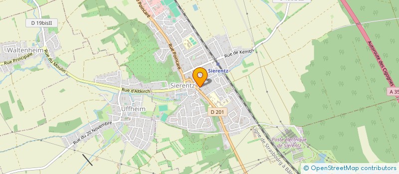 localisation de l'entreprise CARRE D'ARGILE  SIERENTZ