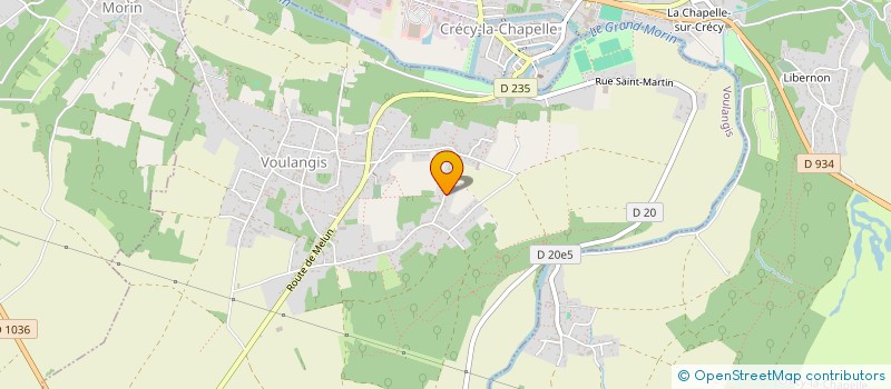 localisation de l'entreprise CARRE D'ART  VOULANGIS