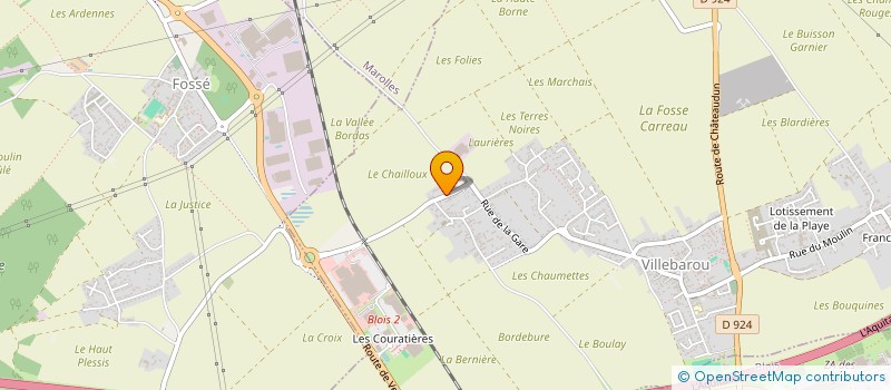 localisation de l'entreprise CARRE D'AS  VILLEBAROU