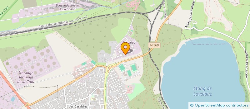 localisation de l'entreprise CARRE D'AS  FOS-SUR-MER