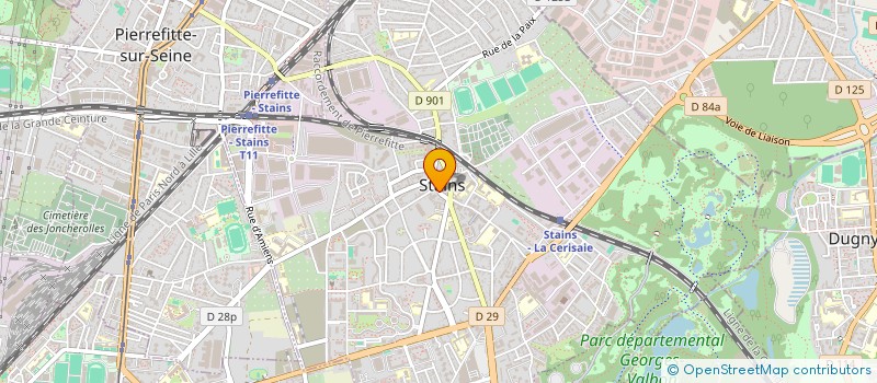 localisation de l'entreprise CARRE D'AS à STAINS