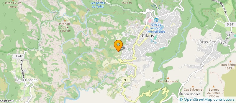 localisation de l'entreprise CARRE D'AS à CILAOS