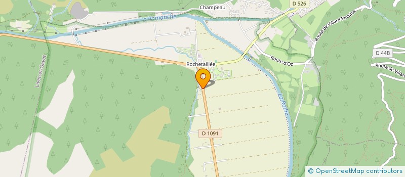 localisation de l'entreprise CARRE D'AS  LE BOURG-D'OISANS